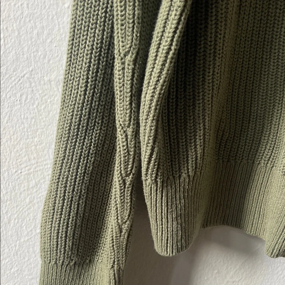 Old Navy Olive Cardigan Sweater - Picture 4 of 6